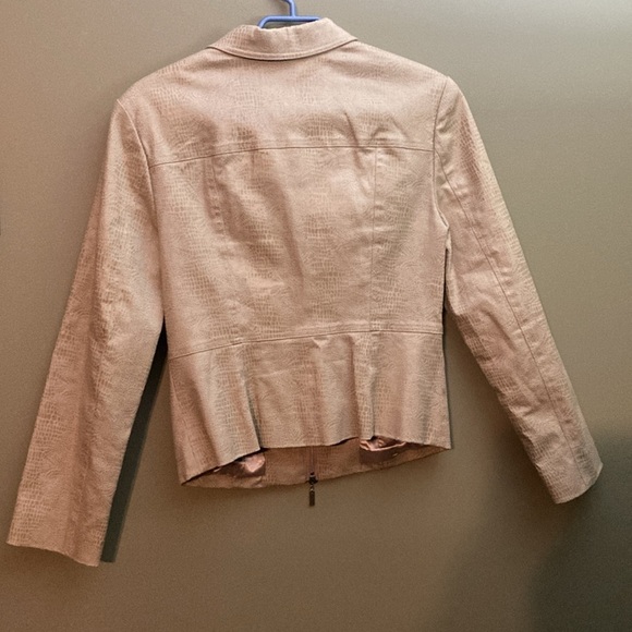 Christine Phillipe gold crop jacket with big sewn on buttons. - Picture 6 of 11